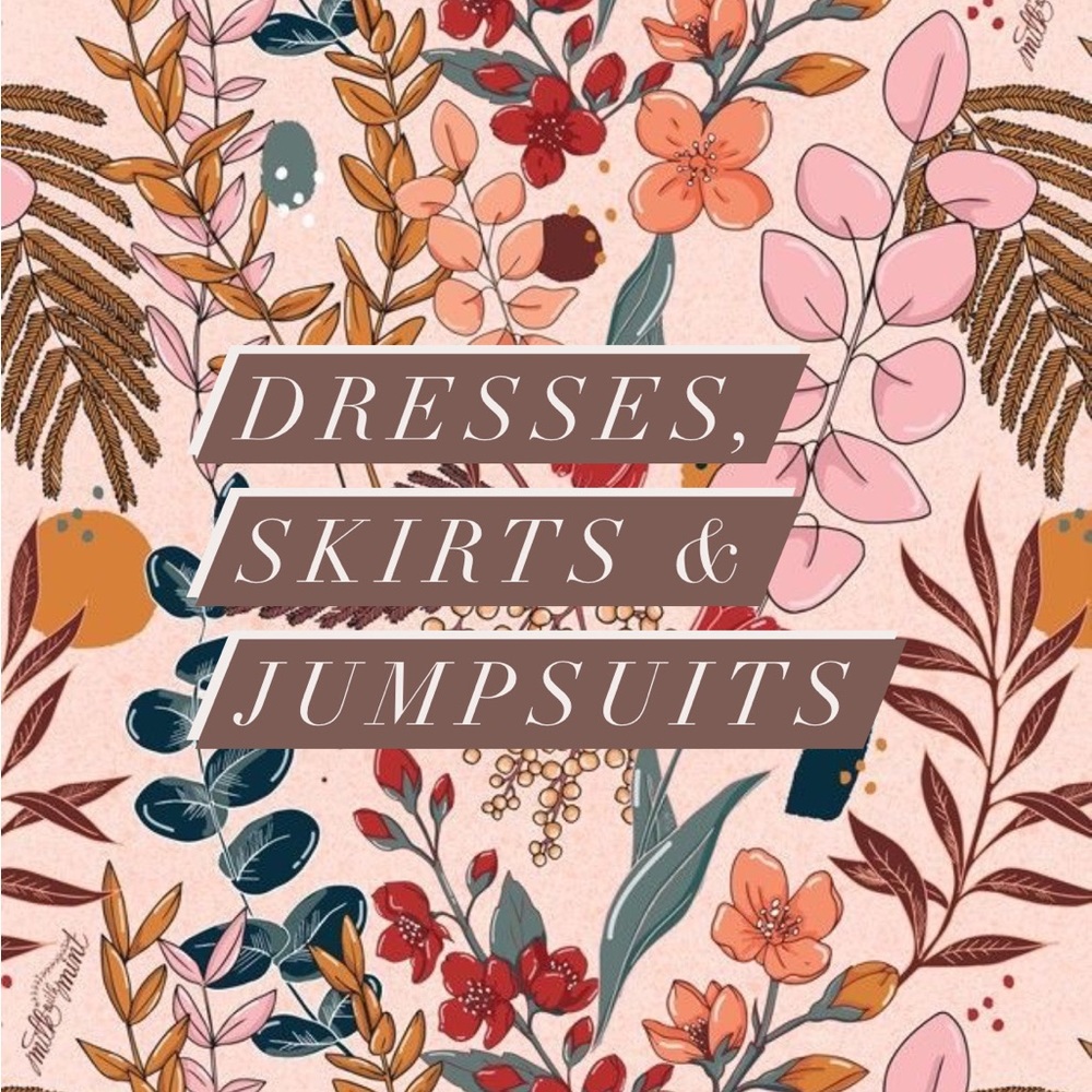 Dresses, Skirts + Jumpsuits